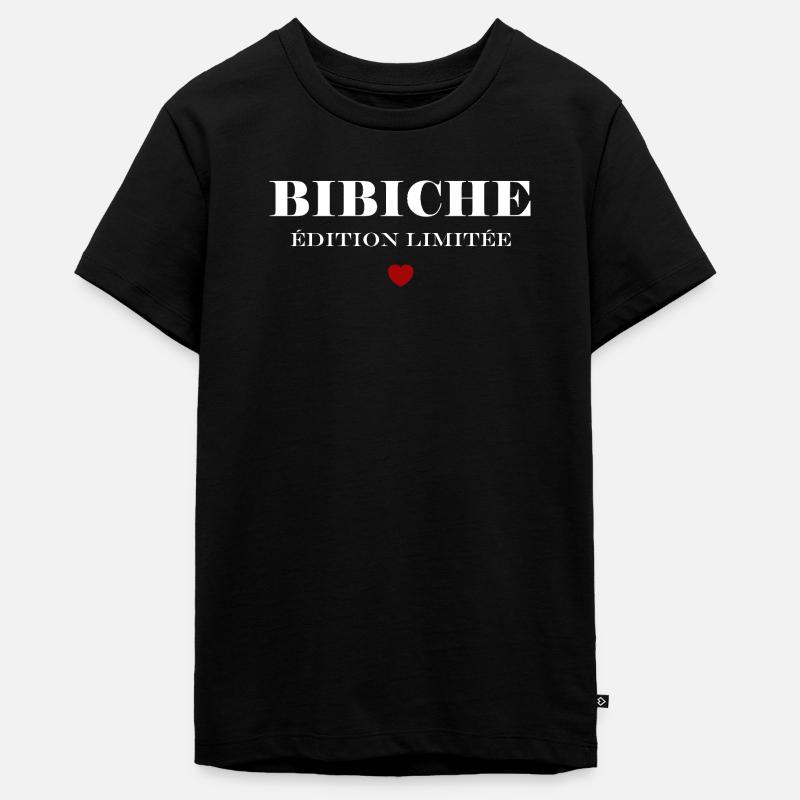 bibiche - T-shirt Premium bio Ado - noir