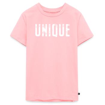 unique unique unique self-worth unique - Teenager Premium Organic T-Shirt - rose - Front