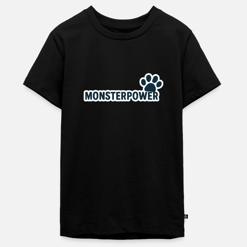 Puissance monstrueuse - T-shirt Premium bio Ado - noir