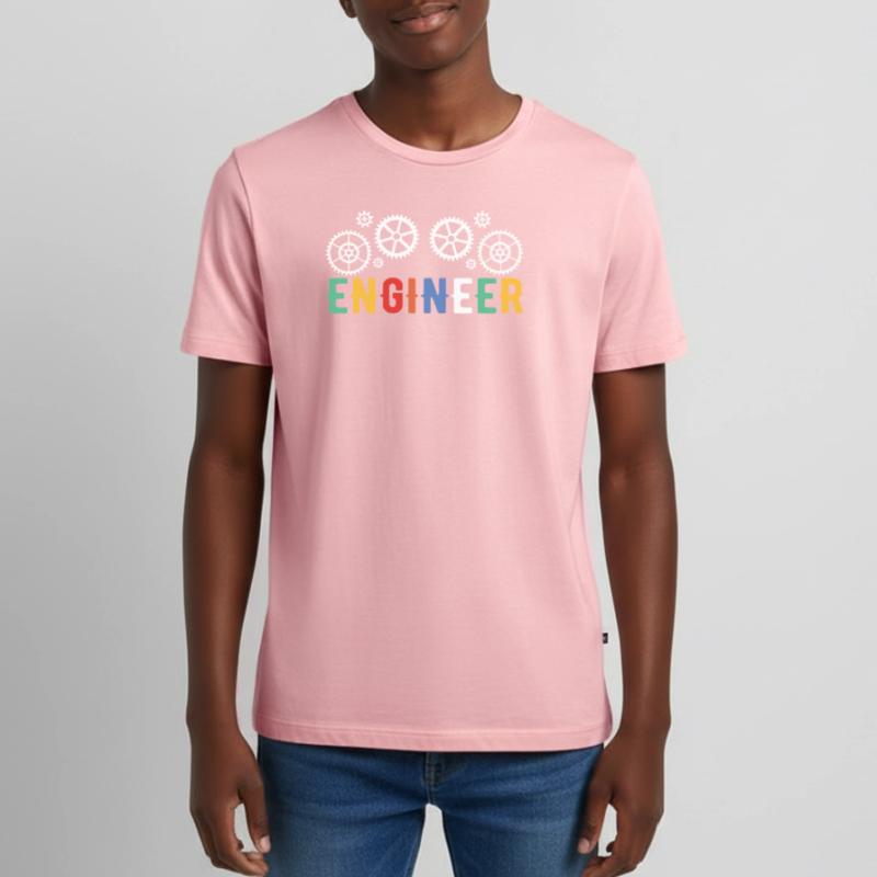 Engineer Brain Mechanical Engineering Electrical Engineering Math Teenager Premium Organic T-Shirt