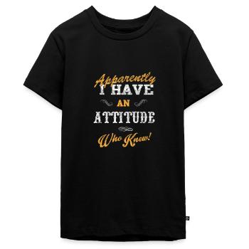 Funny saying Funny gift - Teenager Premium Organic T-Shirt - black - Front - AI Model Teenager Male light (155cm)