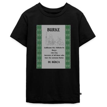 GuillFitz2 - T-shirt Premium bio Ado - noir - Devant - AI Model Teenager Male light (155cm)