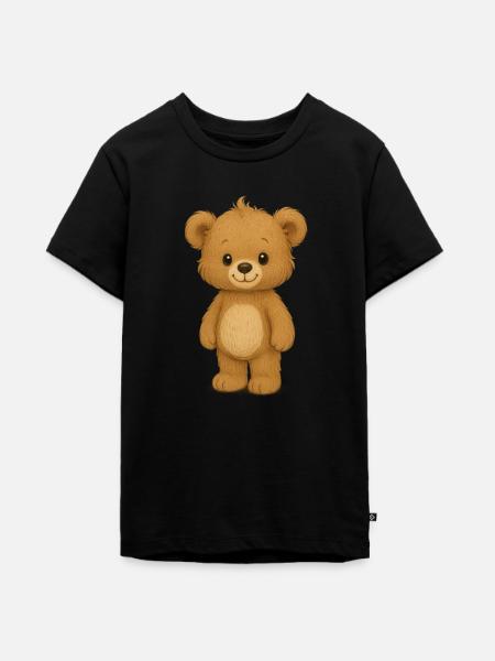 Teddybär - Teenager Premium Bio T-Shirt - Schwarz