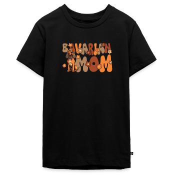 Bavarian Mountain Scent Hound Bavarian Mom - Teenager Premium Organic T-Shirt - black - Front - AI Model Teenager Male light (155cm)