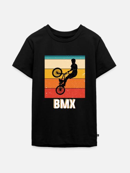 Bmx - Teenager Premium Bio T-Shirt - Schwarz