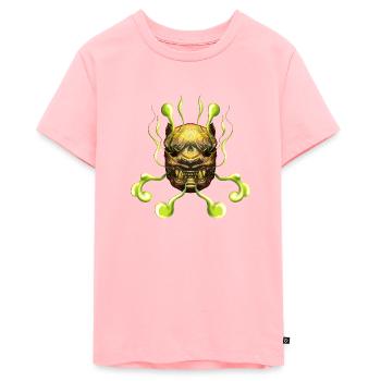 Tiger - Teenager Premium Bio T-Shirt - Rosa - Vorne