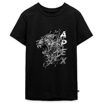 Babouin primordial Apex - T-shirt Premium bio Ado - noir - Devant - AI Model Teenager Male light (155cm)