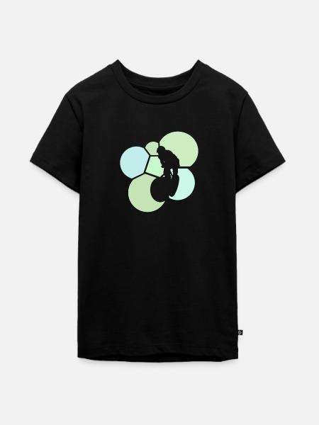 Dirt Downhill Downhiller MTB - Teenager Premium Bio T-Shirt - Schwarz