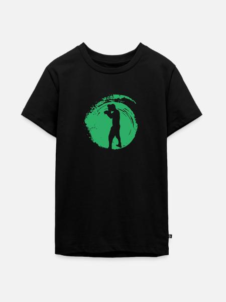 Jab Uppercut - Teenager Premium Bio T-Shirt - Schwarz