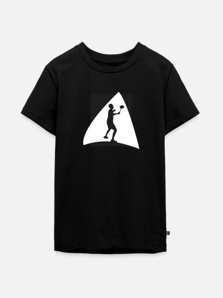 Badmintonspieler Badminton - Teenager Premium Bio T-Shirt - Schwarz