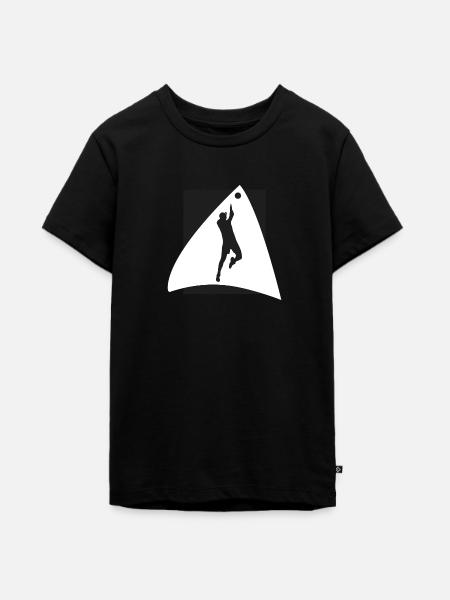 Volleyballer Volleyballer - Teenager Premium Bio T-Shirt - Schwarz