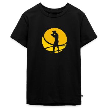 Boxe, Boxe - T-shirt Premium bio Ado - noir - Devant - AI Model Teenager Male light (155cm)