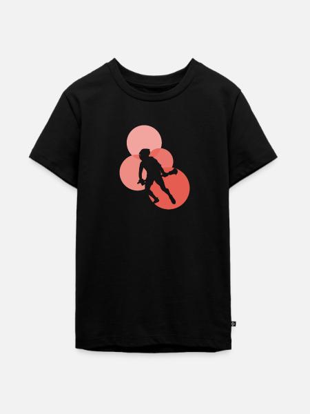 Fogo Intercrosse - Teenager Premium Bio T-Shirt - Schwarz