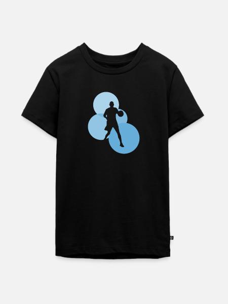 Hooping Basketball Hoop - Teenager Premium Bio T-Shirt - Schwarz