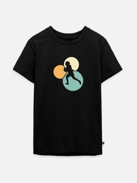 Gridiron Touchdown - Teenager Premium Bio T-Shirt - Schwarz