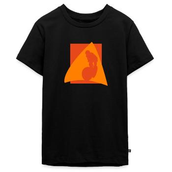Mountainbiking Trail - Teenager Premium Bio T-Shirt - Schwarz - Vorne - AI Model Teenager Male light (155cm)