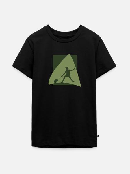 Badmintonschläger Badmintonspieler - Teenager Premium Bio T-Shirt - Schwarz