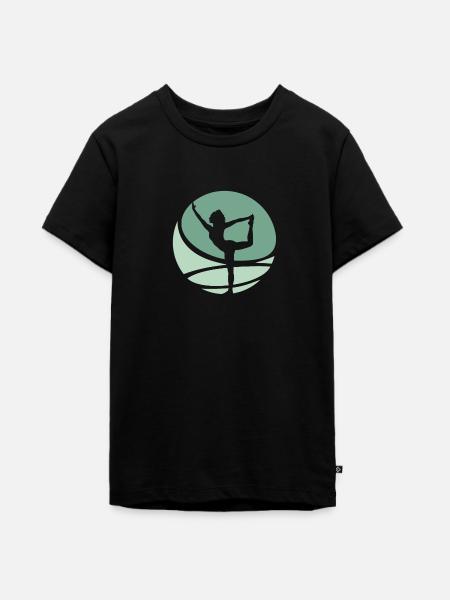 Meditation Yin Meditation - Teenager Premium Bio T-Shirt - Schwarz