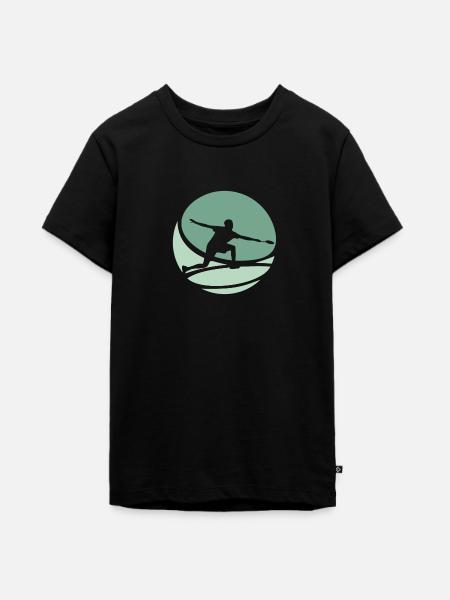 Badmintonschläger Badminton Smash - Teenager Premium Bio T-Shirt - Schwarz