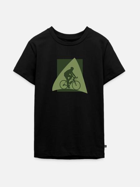 Radfahrer Radfahren - Teenager Premium Bio T-Shirt - Schwarz