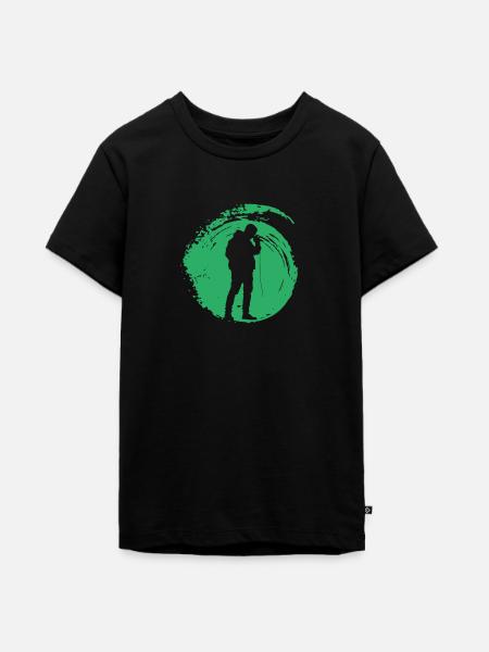 Djing Djing Beatboxer - Teenager Premium Bio T-Shirt - Schwarz