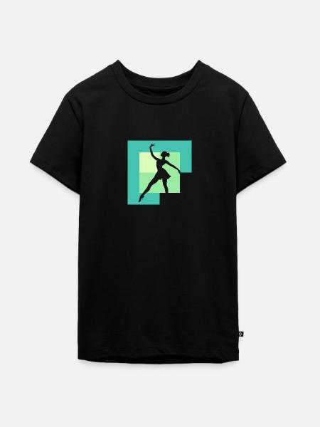 Ballett Schwanensee Balletttänzerin - Teenager Premium Bio T-Shirt - Schwarz
