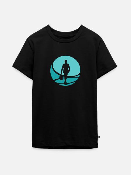 Börse Banking Bänker - Teenager Premium Bio T-Shirt - Schwarz