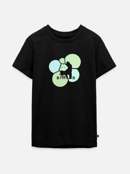 Bienen Bienen Nektar - Teenager Premium Bio T-Shirt - Schwarz