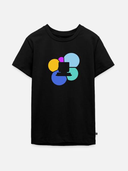Computerarbeit Internet Computer - Teenager Premium Bio T-Shirt - Schwarz