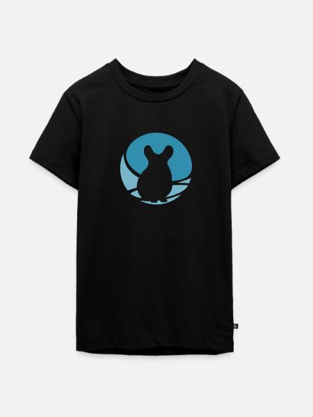 Streifenhörnchen Chinchilla Chinchilla - Teenager Premium Bio T-Shirt - Schwarz