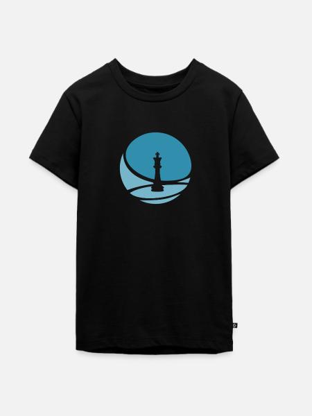 Schachspieler Schach Strategie - Teenager Premium Bio T-Shirt - Schwarz