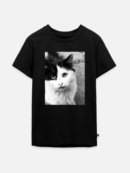 Katzen - Teenager Premium Bio T-Shirt - Schwarz