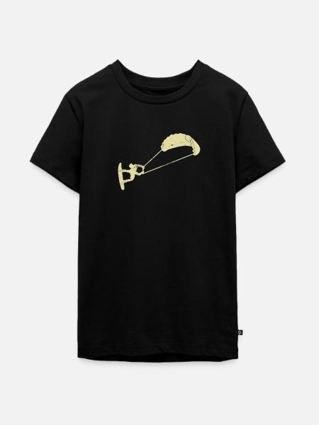 Kitesurfen Kiteboard new school - Teenager Premium Bio T-Shirt - Schwarz