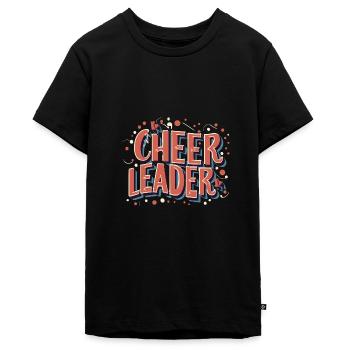 Cheerleading - Teenager Premium Bio T-Shirt - Schwarz - Vorne - AI Model Teenager Male light (155cm)