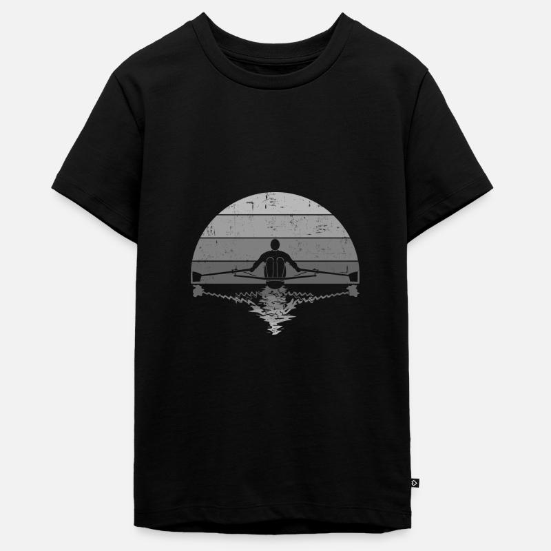 aviron - T-shirt Premium bio Ado - noir
