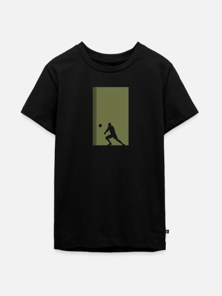 Volleyball Volleyballer Beachball - Teenager Premium Bio T-Shirt - Schwarz