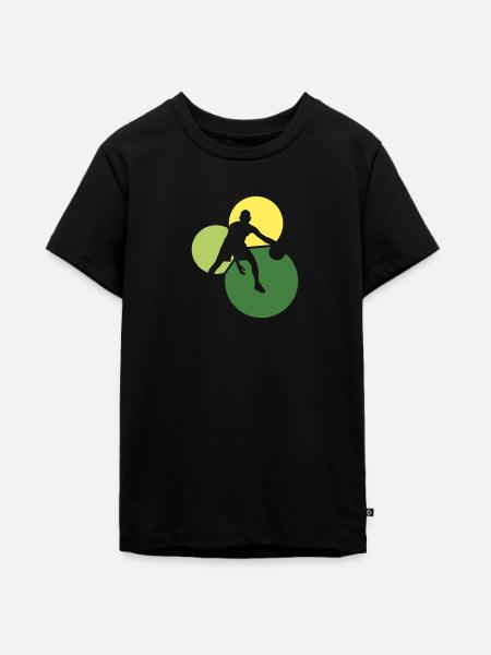 Hooping Basketball - Teenager Premium Bio T-Shirt - Schwarz