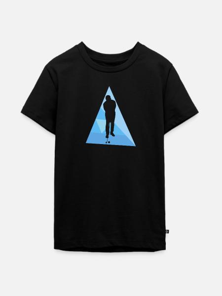 Golf Golfer Golfball Golfplatz - Teenager Premium Bio T-Shirt - Schwarz
