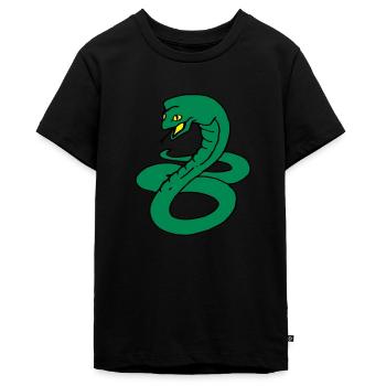Cobra - T-shirt Premium bio Ado - noir - Devant - AI Model Teenager Male light (155cm)