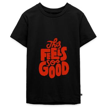 Cette sensation si bon colorado - T-shirt Premium bio Ado - noir - Devant - AI Model Teenager Male light (155cm)