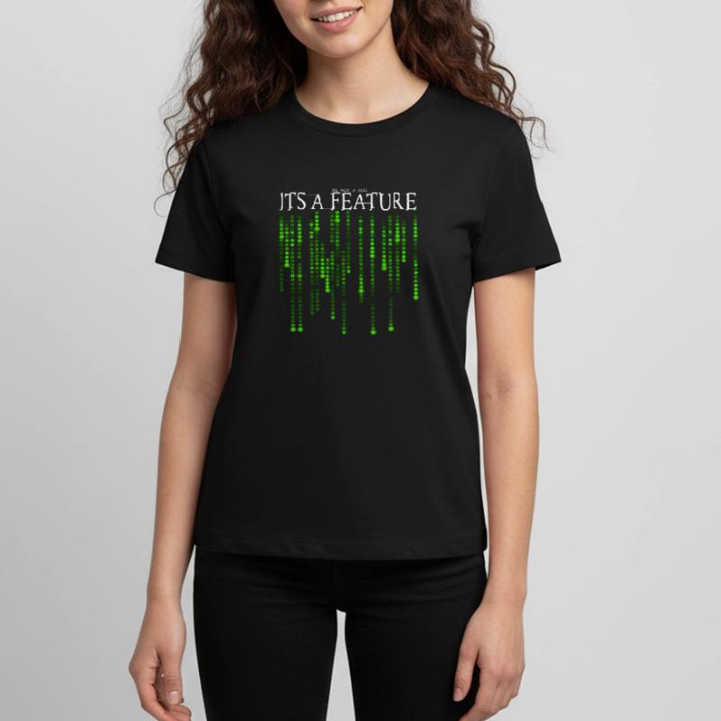 It's Not A Bug - It's A Feature Green Source Code Teenager Premium Organic T-Shirt