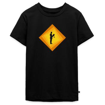 Gericht Versicherung Recht - Teenager Premium Bio T-Shirt - Schwarz - Vorne - AI Model Teenager Male light (155cm)