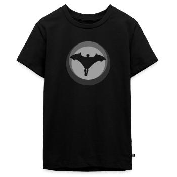 Wingsuit Fly Glide - Teenager Premium Organic T-Shirt - black - Front - AI Model Teenager Male light (155cm)