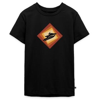 Jetski Jet Ski - Teenager Premium Bio T-Shirt - Schwarz - Vorne - AI Model Teenager Male light (155cm)