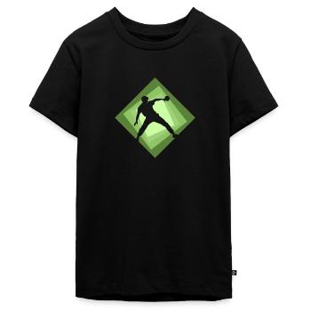 Tischtennis Tischtennisball Tischtennis - Teenager Premium Bio T-Shirt - Schwarz - Vorne - AI Model Teenager Male light (155cm)