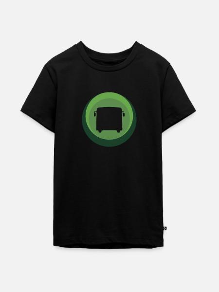 Busfahrer Fahrer Öffentliche Verkehrsmittel - Teenager Premium Bio T-Shirt - Schwarz