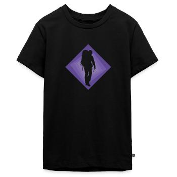 Backpacker Wandern Backpacking - Teenager Premium Bio T-Shirt - Schwarz - Vorne - AI Model Teenager Male light (155cm)