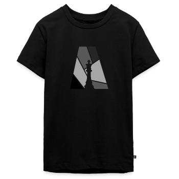 Schach Schach Schachbrett - Teenager Premium Bio T-Shirt - Schwarz - Vorne - AI Model Teenager Male light (155cm)