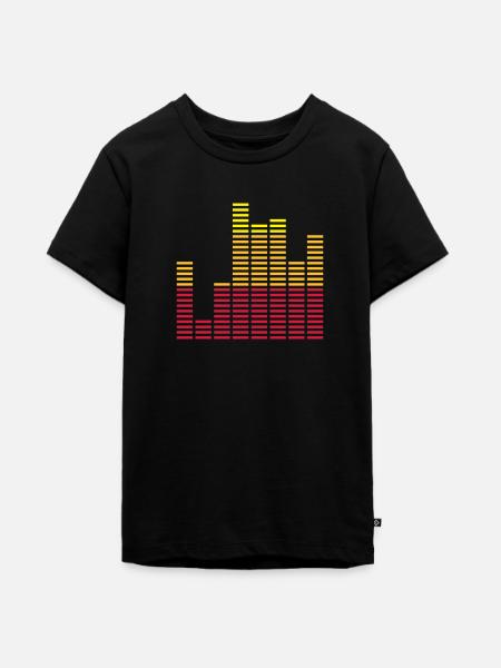 Equalizer - Teenager Premium Bio T-Shirt - Schwarz