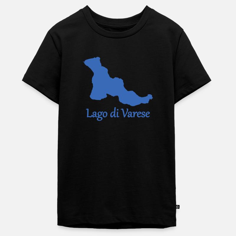Lac de Varèse - T-shirt Premium bio Ado - noir